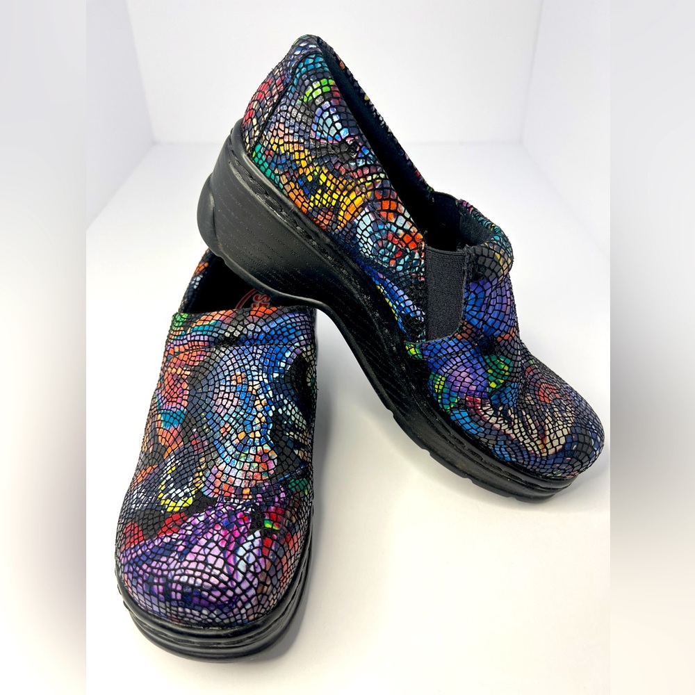 Klogs Naples Rainbow Nursing Clogs Size 7M